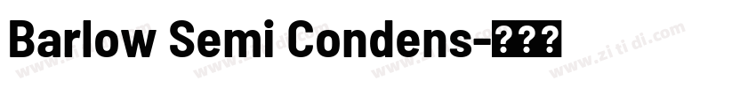 Barlow Semi Condens字体转换